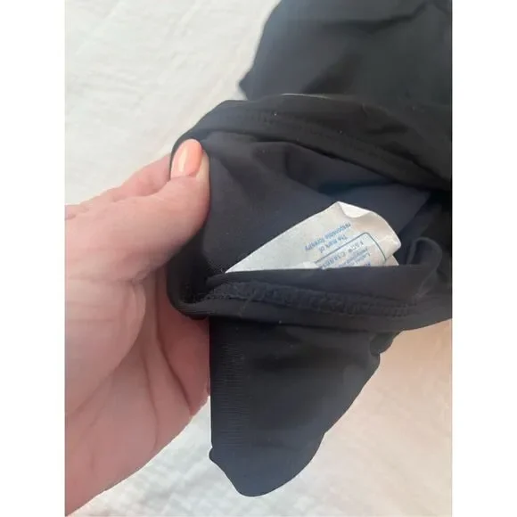 ANDIE Swim Sardinia Black One Piece Swimsuit Medium Tall NEW